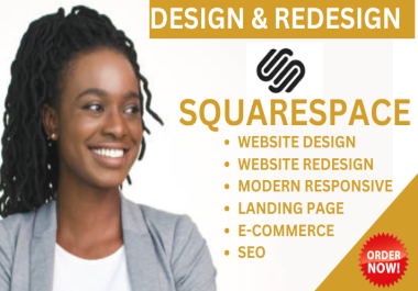 I will Squarespace website design and redesign