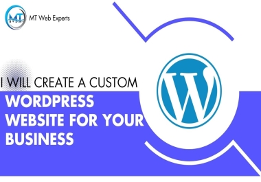 I will Design and develop a professional WordPress Website