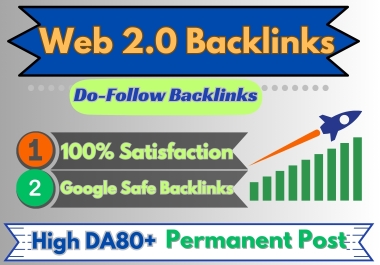 Improve your website rank with Super 60 Web 2.0 Backlinks