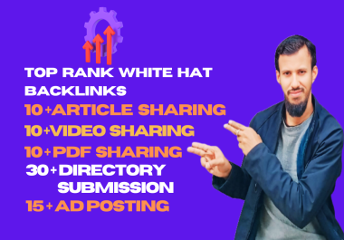 100 Top Rank White Hat SEO Backlinks