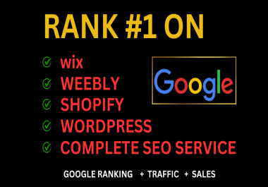 Rank Your Website on Google with Complete On-Page & Off-Page SEO Services to boost website sales