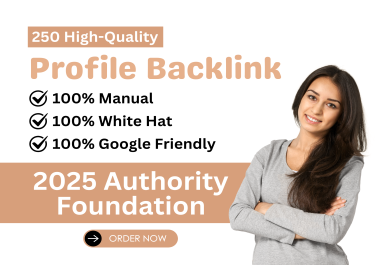 I Will Do 250 Powerful Profile Backlink Service High-Quality SEO Backlinks