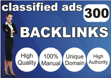 300 Classified Ads Posting with High Quality