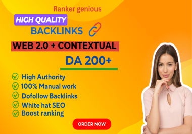 I will 200 plus powerful web 2.0 backlinks to boost your website