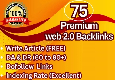 75 Premium Web 2.0 Backlinks to Boost Your SEO & Rankings