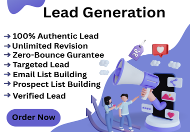 I will provide Tageted B2B Lead Generation for your Business