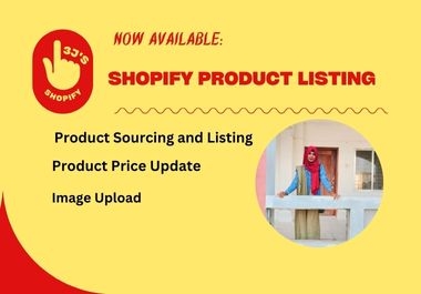 I will do a Shopify product listing