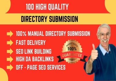 150 directory submission for first keyword ranking and organic growth