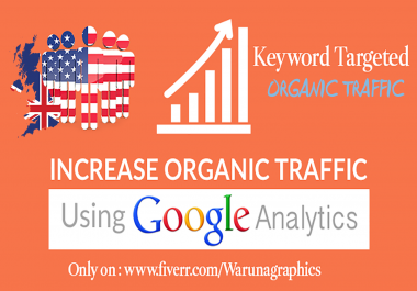 Bring 15,000 Real Visitors through Organic Search Traffic for your keyword to boost SEO