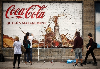 Design your company logo or text on graffiti wall design and street art