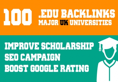 100 UK university list for scholarship campaign