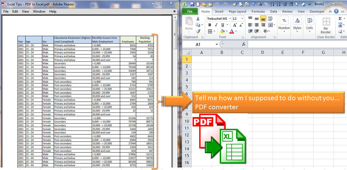 Pdf Into Excel Copy Past SEOClerks